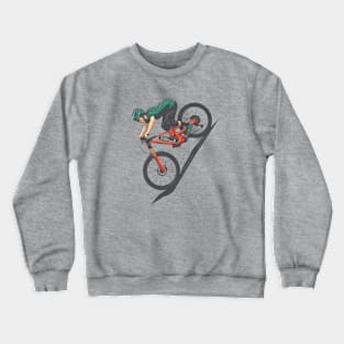 downhill rider Crewneck Sweatshirt